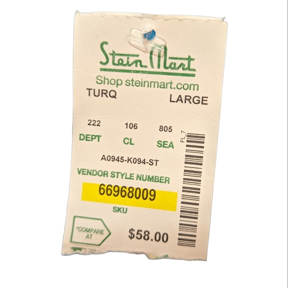 Cha Cha Vente | Women's Ruffled Blouse Top |Blue | Size Large - Picture 4 of 9